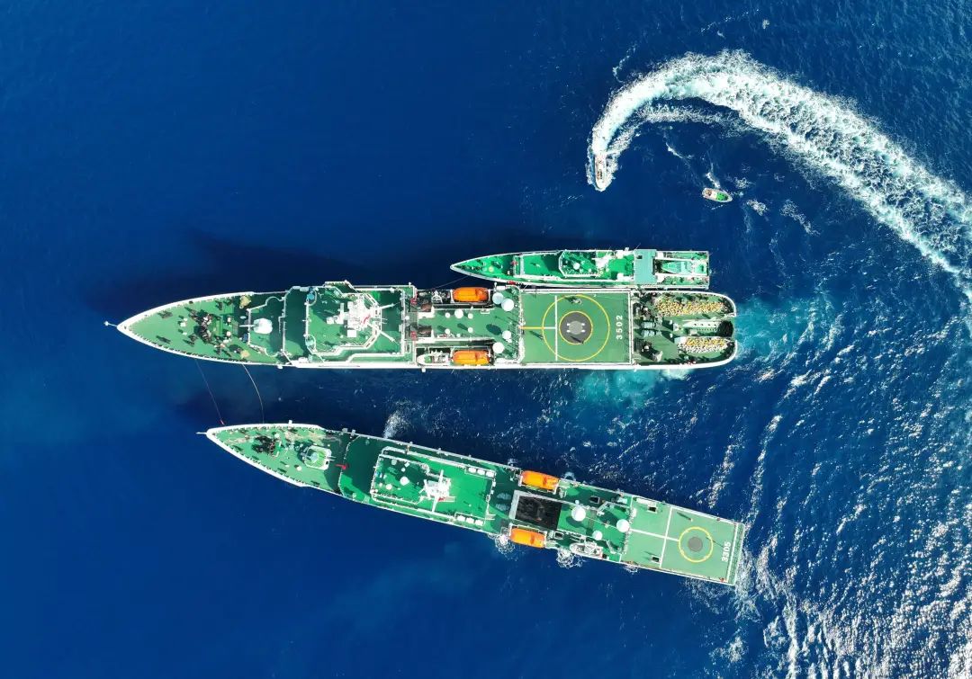 中國派軍艦?zāi)虾?jpg