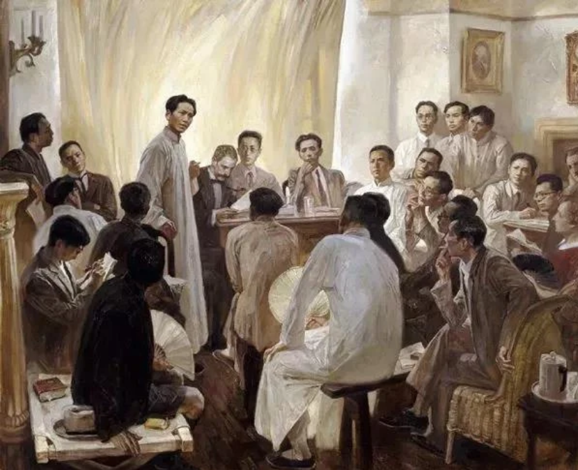 1927年8月7日，“八七會(huì)議”上毛澤東提出了“槍桿子里出政權(quán)”的著名論斷?.png