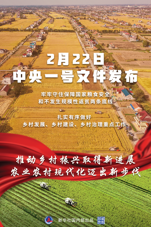 權威快報丨2022年中央一號文件提出推動鄉(xiāng)村振興取得新進展(圖1)