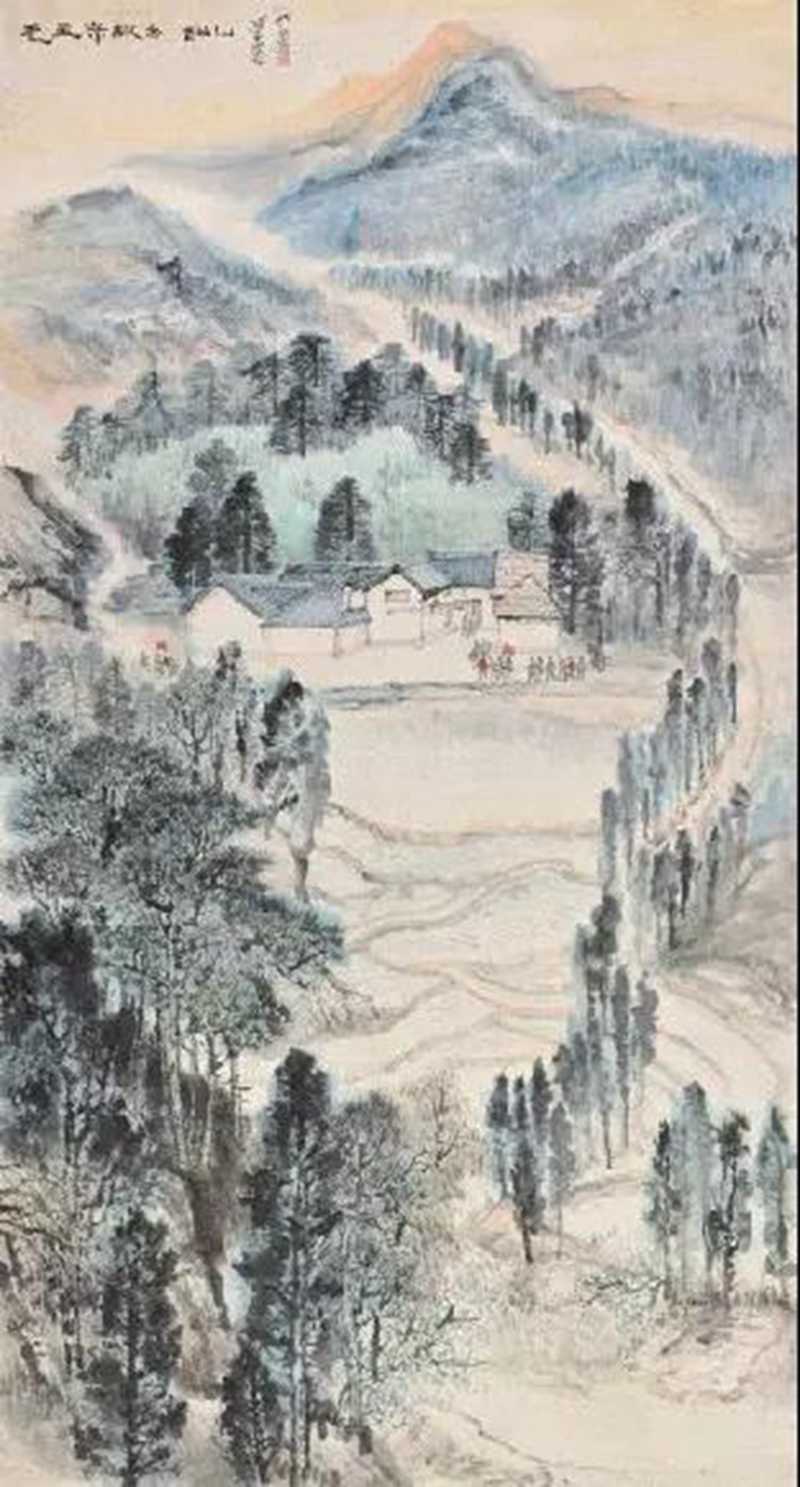 毛主席經典詩詞入畫，大氣磅礴，美不勝收（北戴河以及登廬山作品）(圖11)