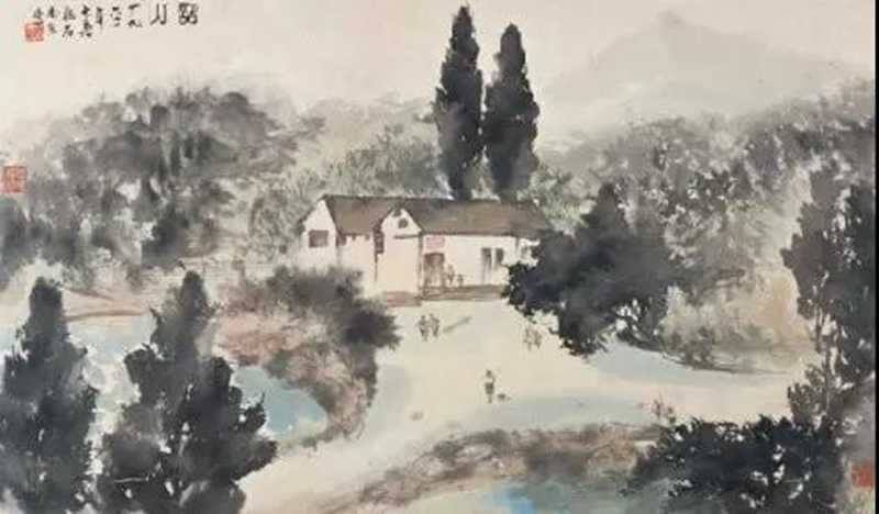 毛主席經典詩詞入畫，大氣磅礴，美不勝收（北戴河以及登廬山作品）(圖6)