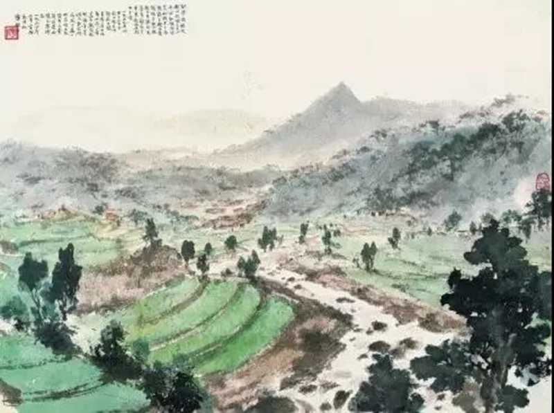 毛主席經典詩詞入畫，大氣磅礴，美不勝收（北戴河以及登廬山作品）(圖5)