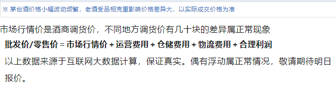 今日茅臺價格2024.5.20 全線下跌！(圖5)